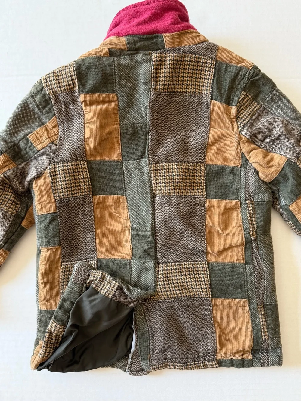 Baby Gap 2007 5T Patchwork Blazer Jacket Corduroy Herringbone Y2K